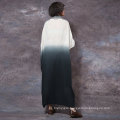 Original Design Vintage Plus Size dip dye Pure Linen Women Dress